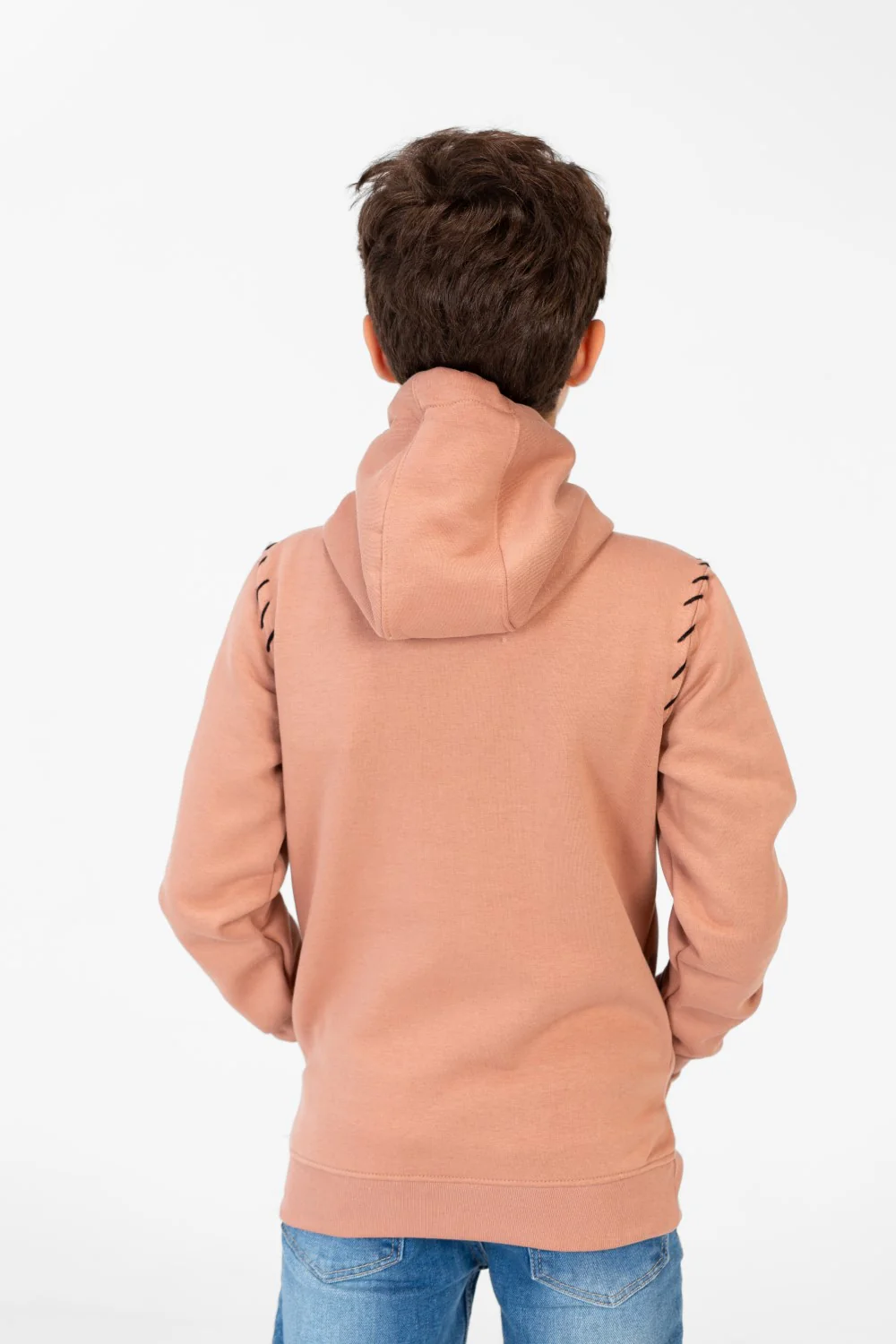Boy's Comfort Fit Hoodie Sweatshirt With A Front Pocket - Image 6