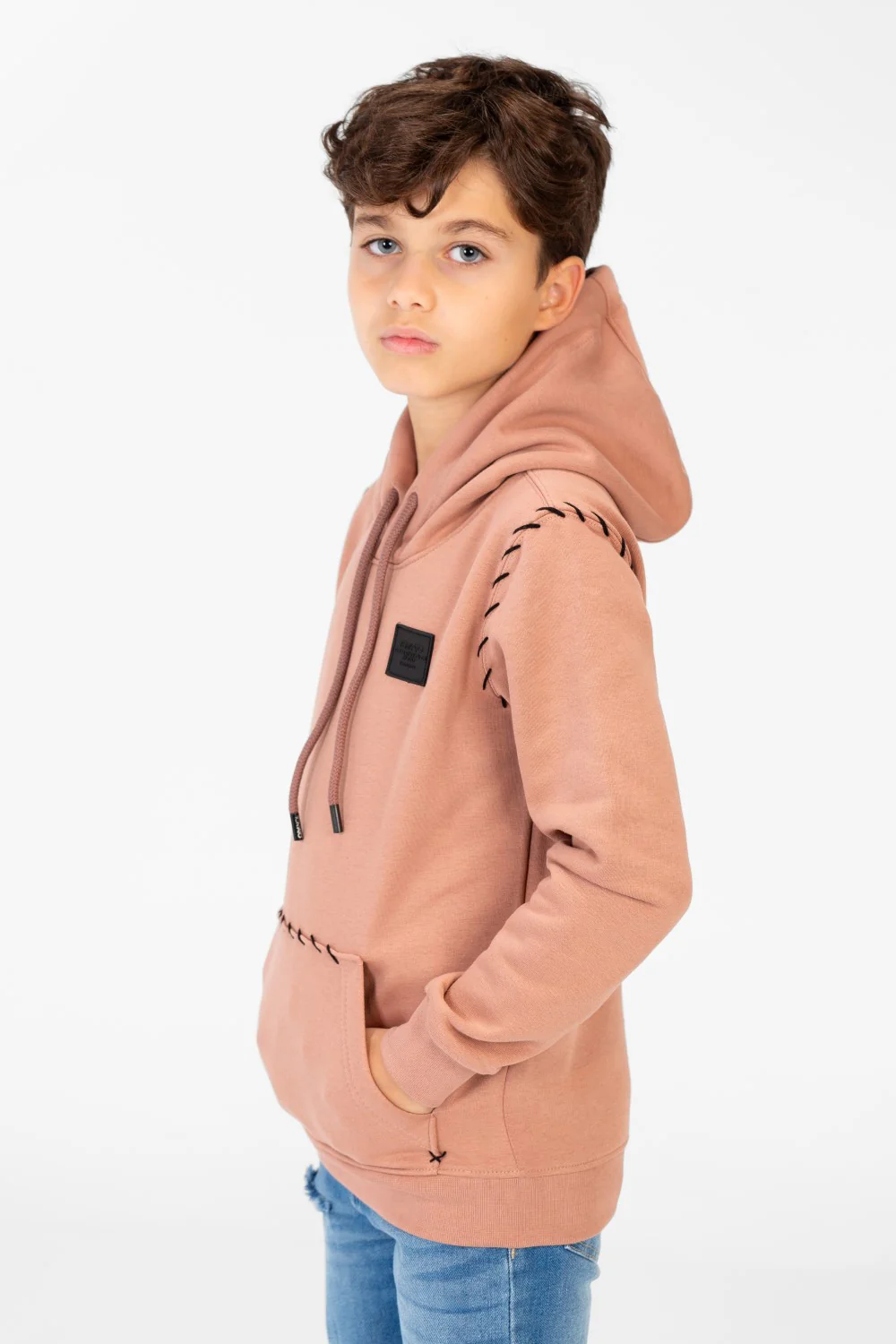 Boy's Comfort Fit Hoodie Sweatshirt With A Front Pocket - Image 7
