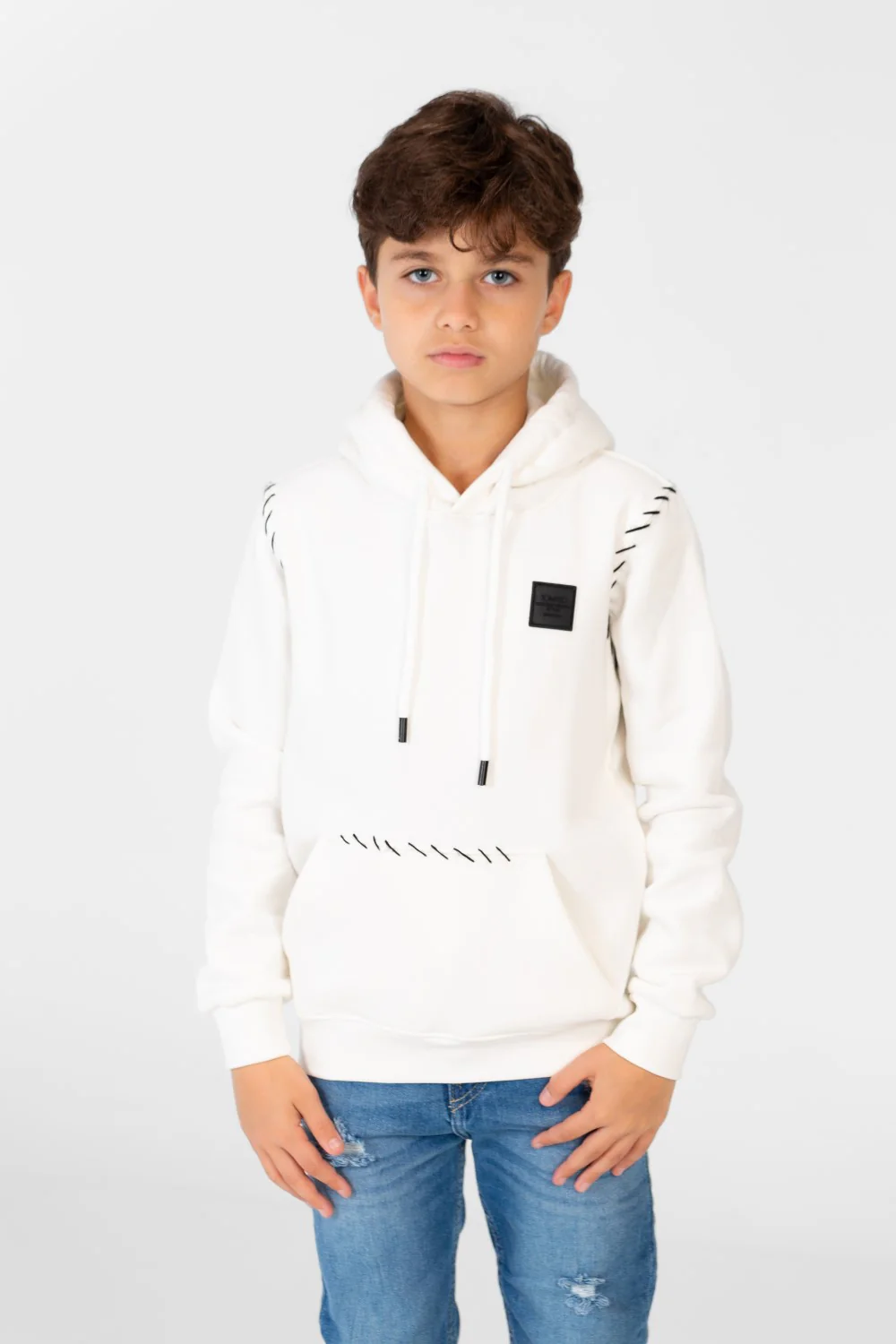 Boy's Comfort Fit Hoodie Sweatshirt With A Front Pocket - Image 9