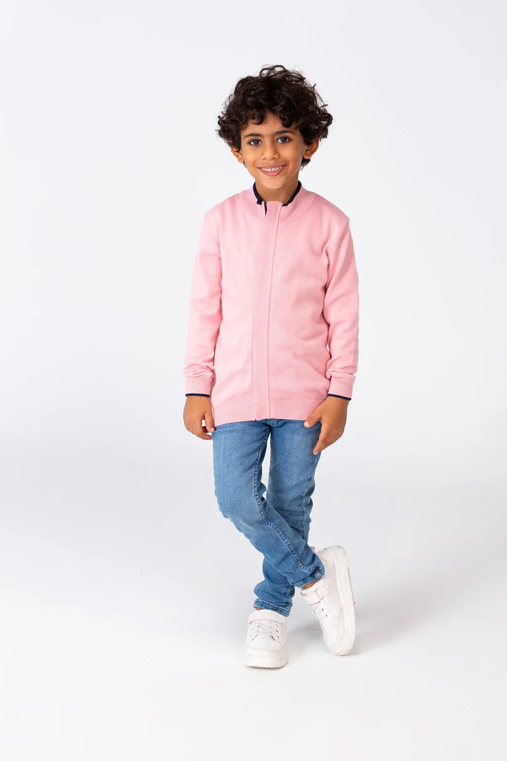 Boy's Crew Neck Long Sleeves Pullover Sweater - Image 15
