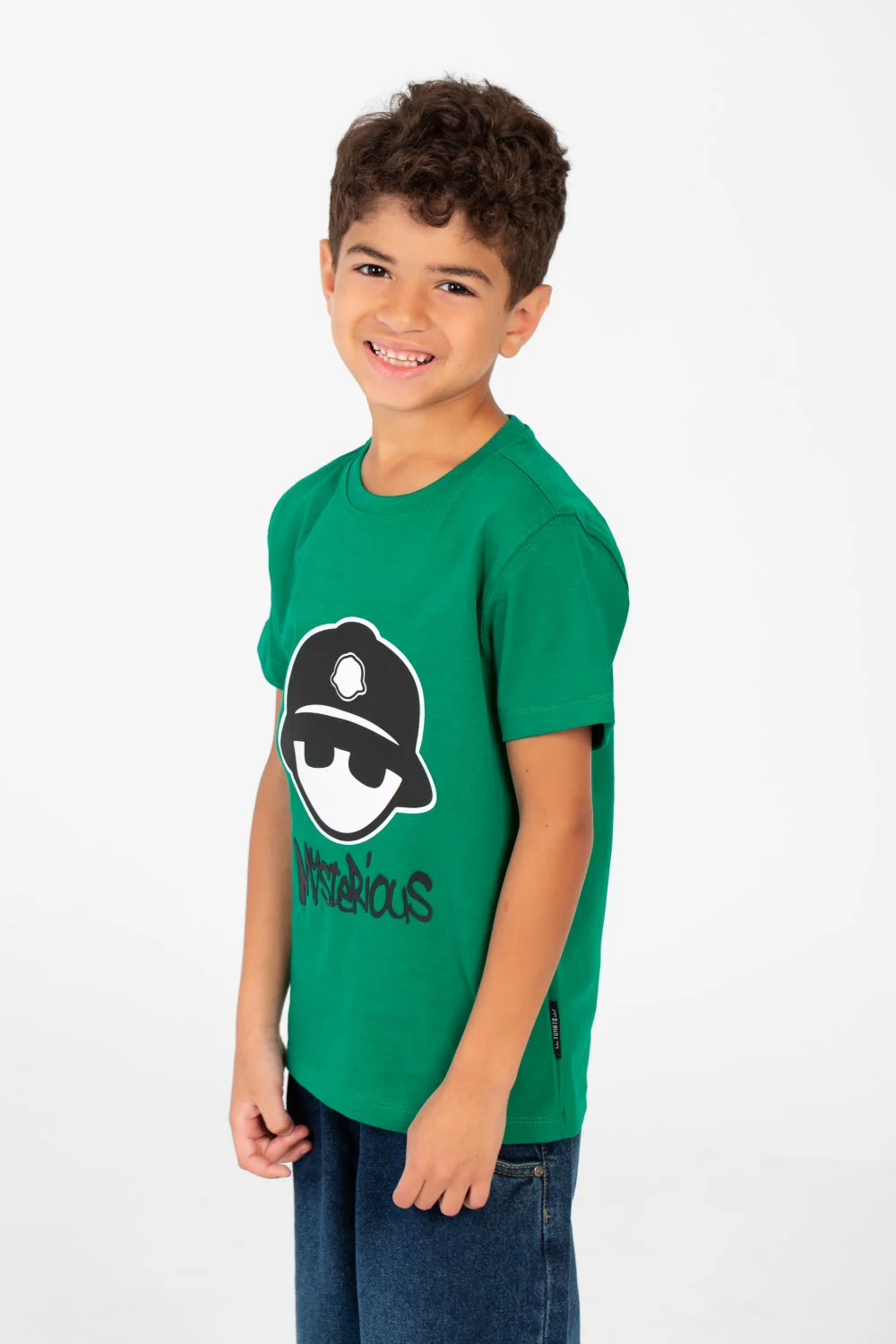Boy's Crew Neck Printed T-Shirt - Image 3
