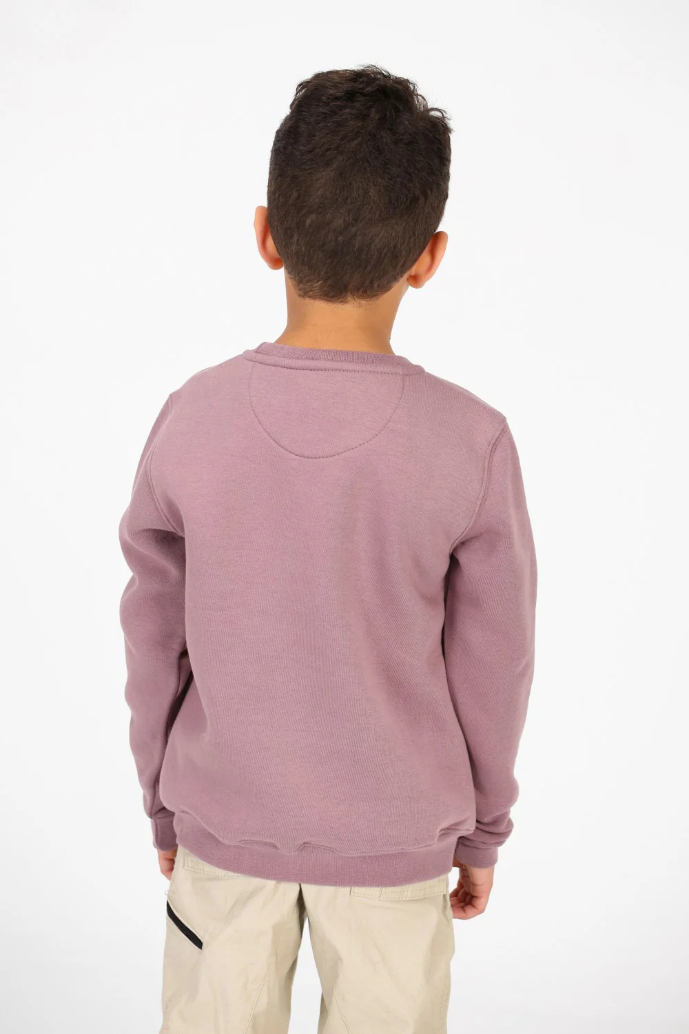 Boy's Crew Neck Sweatshirt With Graphic Print On The Front - Image 6