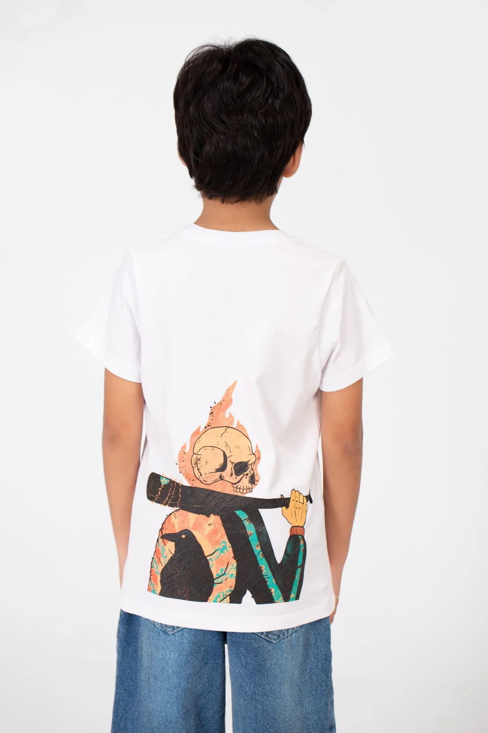 Boy's Crew Neck T-Shirt Printed - Image 10