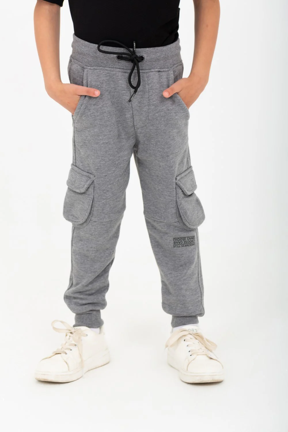 Boy's Elastic Waist Comfortable Sweatpants With Pockets - Image 4