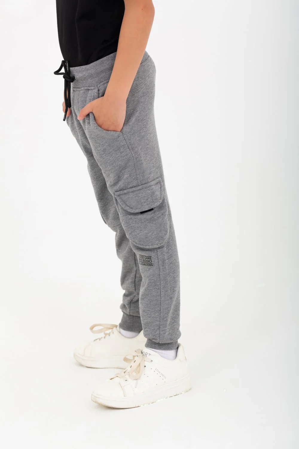 Boy's Elastic Waist Comfortable Sweatpants With Pockets - Image 6