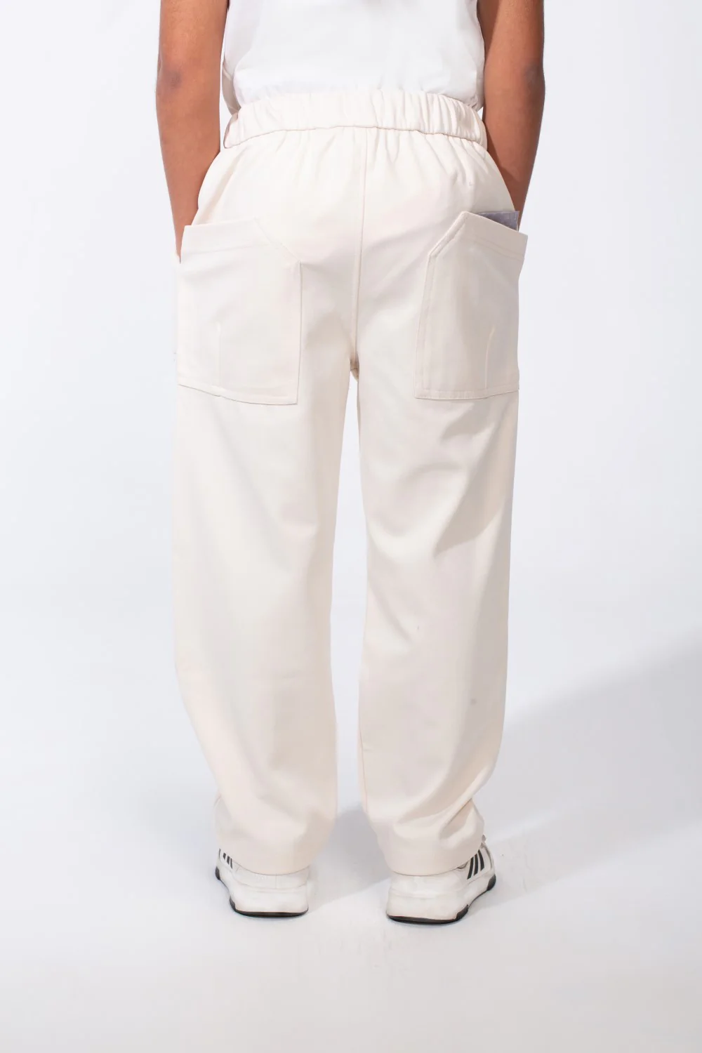 Boy's Elasticated Waistband Style Pockets Everyday Look Comfort Oversize Sweat Pants - Image 10