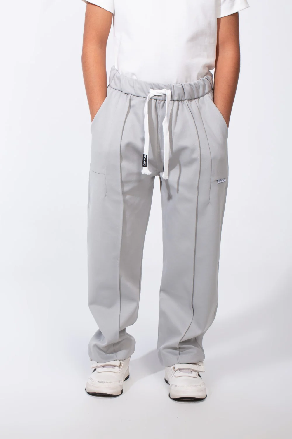 Boy's Elasticated Waistband Style Pockets Everyday Look Comfort Oversize Sweat Pants - Image 13