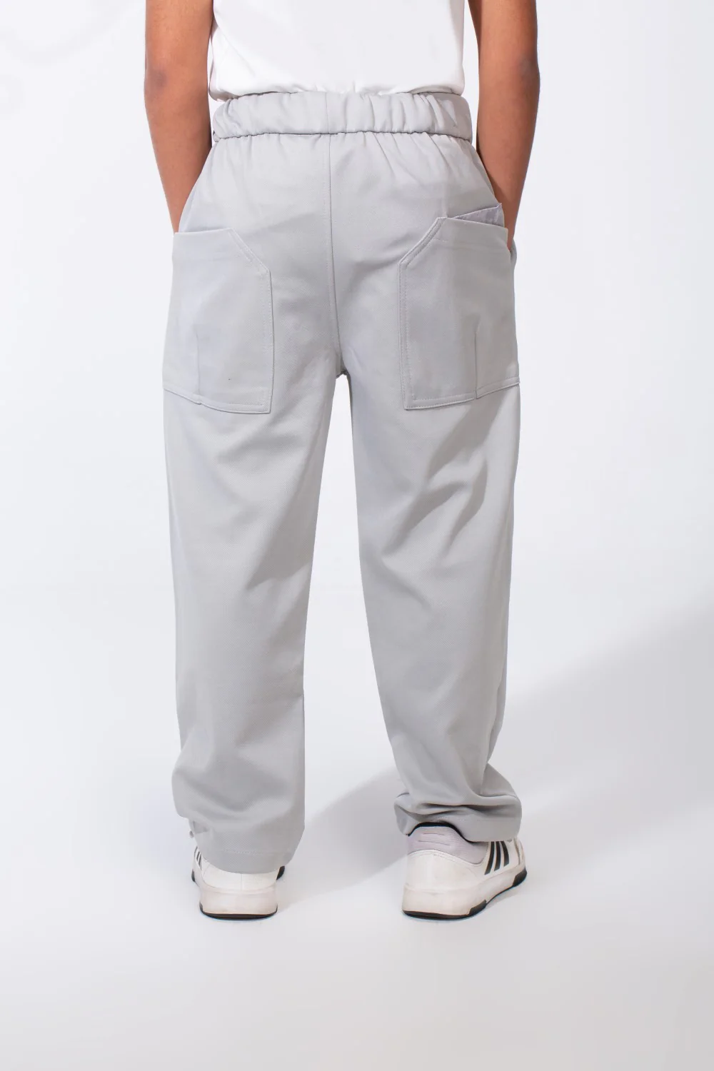 Boy's Elasticated Waistband Style Pockets Everyday Look Comfort Oversize Sweat Pants - Image 14