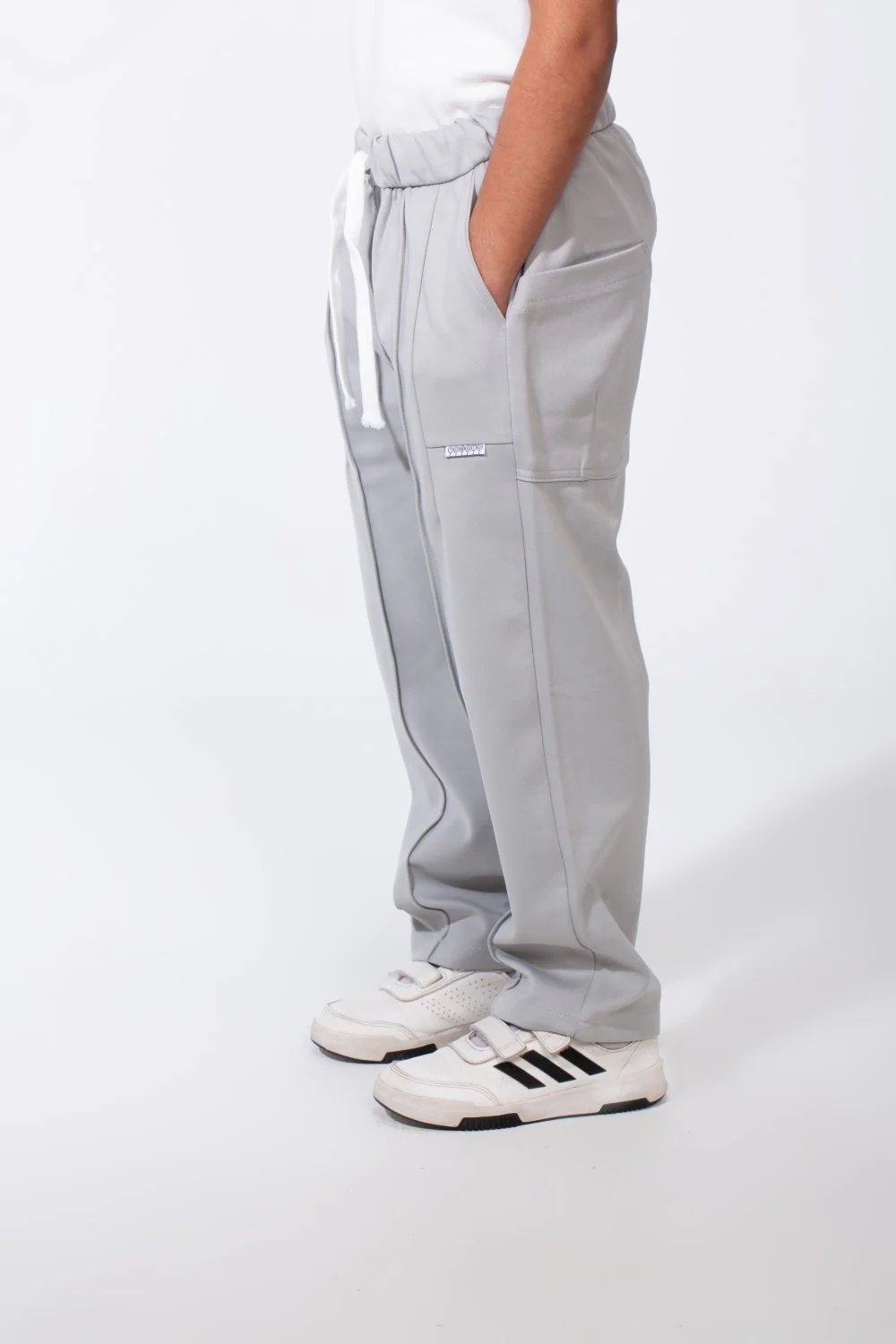 Boy's Elasticated Waistband Style Pockets Everyday Look Comfort Oversize Sweat Pants - Image 15
