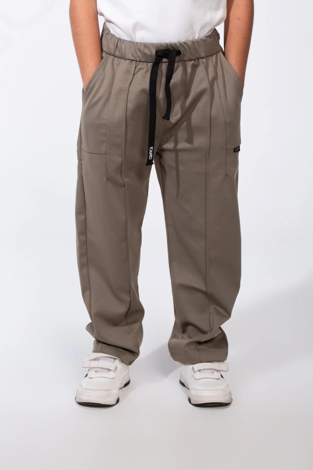 Boy's Elasticated Waistband Style Pockets Everyday Look Comfort Oversize Sweat Pants - Image 17