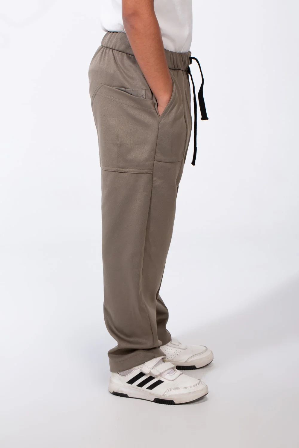 Boy's Elasticated Waistband Style Pockets Everyday Look Comfort Oversize Sweat Pants - Image 19
