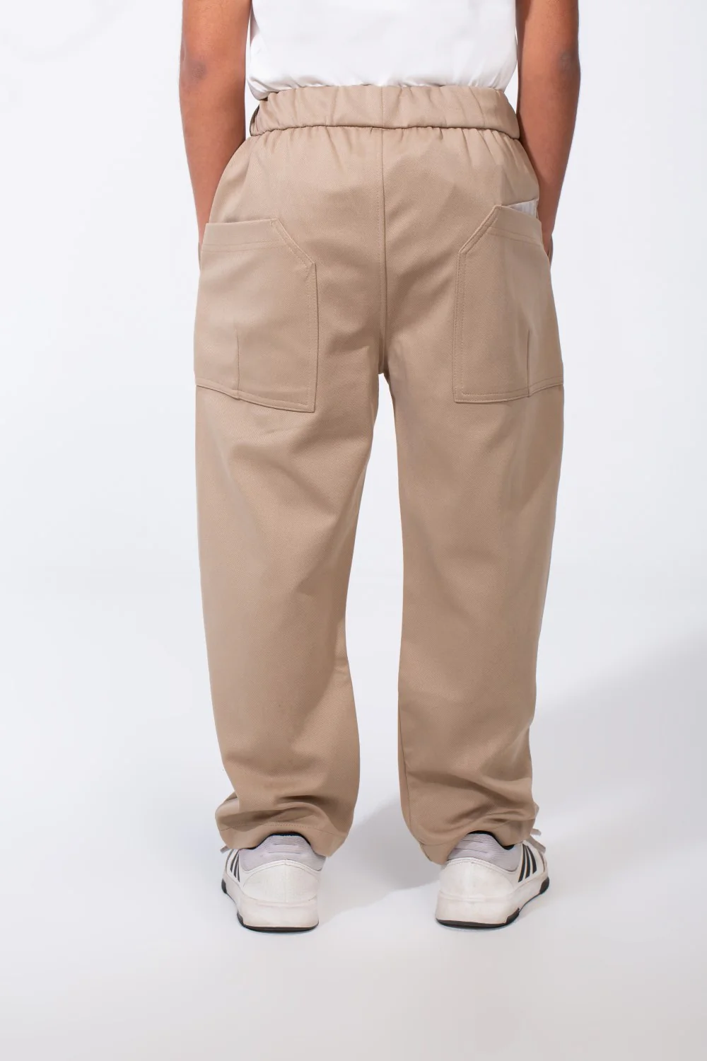 Boy's Elasticated Waistband Style Pockets Everyday Look Comfort Oversize Sweat Pants - Image 2
