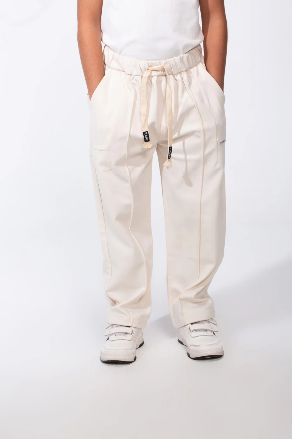 Boy's Elasticated Waistband Style Pockets Everyday Look Comfort Oversize Sweat Pants - Image 9
