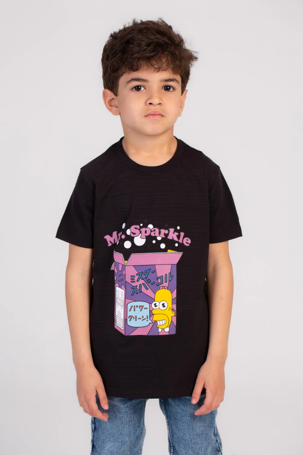 Boy's Front & Back Printed Regular Fit Made Of Soft Cotton For Ultimate Comfort T-shirt - Image 3