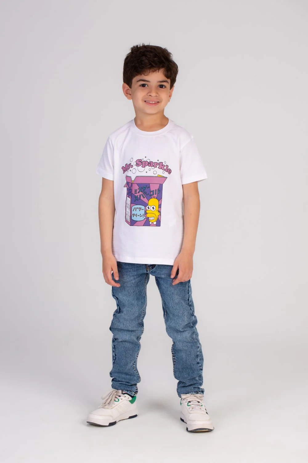 Boy's Front & Back Printed Regular Fit Made Of Soft Cotton For Ultimate Comfort T-shirt - Image 7