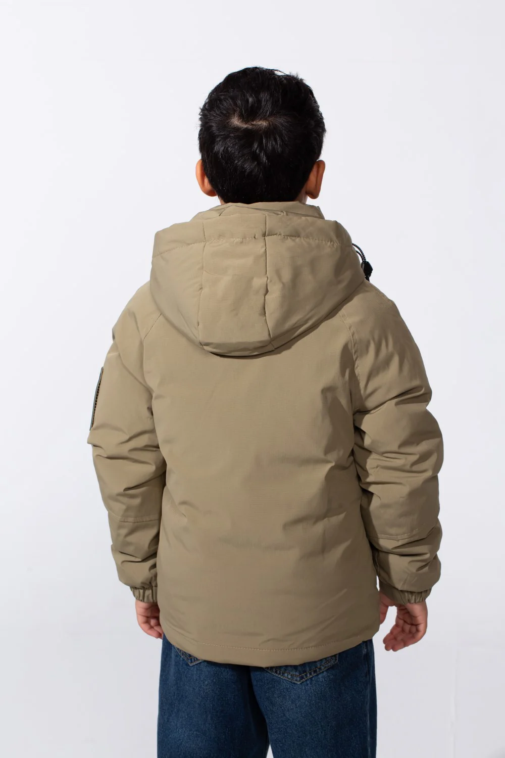 Boy's Front Pockets Waterproof Full-Zip Hooded Jacket - Image 6
