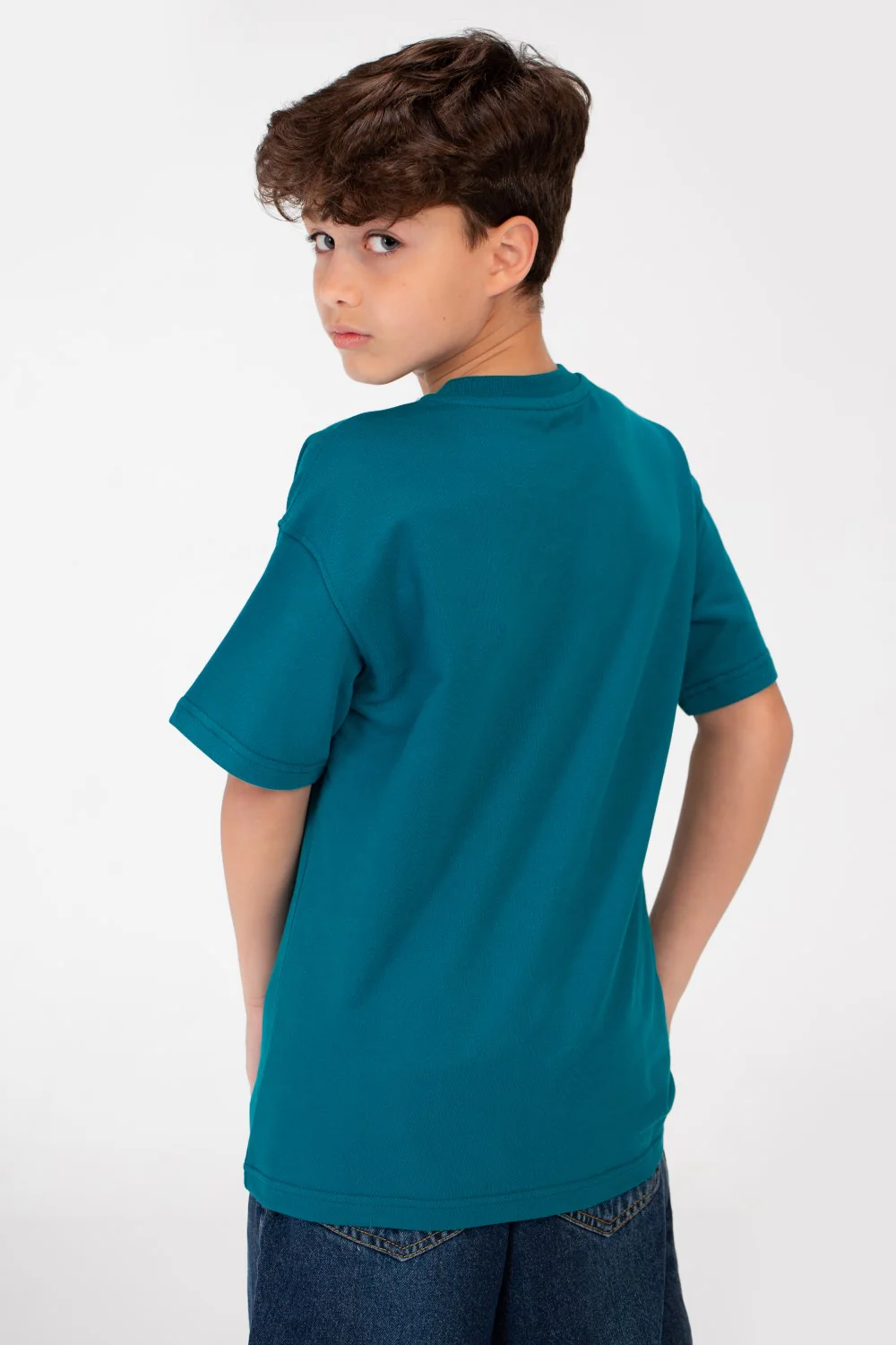 Boy's Front Print Half Sleeves T-shirt - Image 10