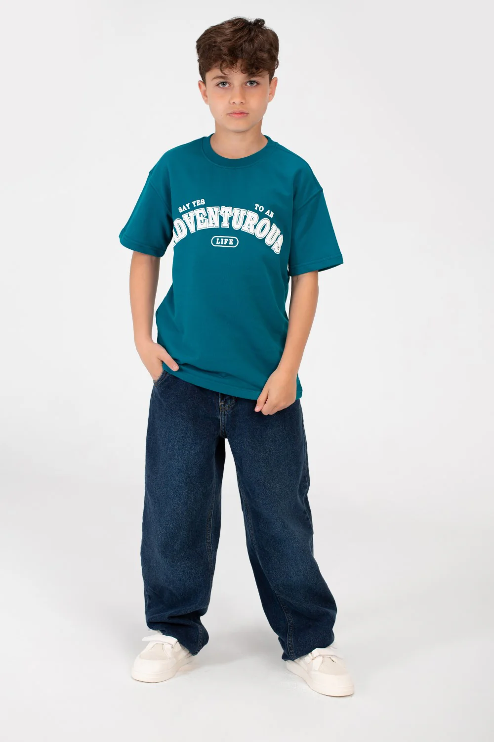 Boy's Front Print Half Sleeves T-shirt - Image 12
