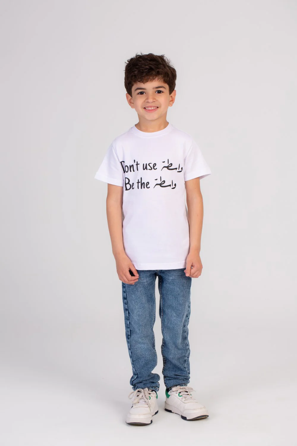 Boy's Front Printed Regular Fit Cotton Over Size T-shirt Crafted For Comfort & Style - Image 7