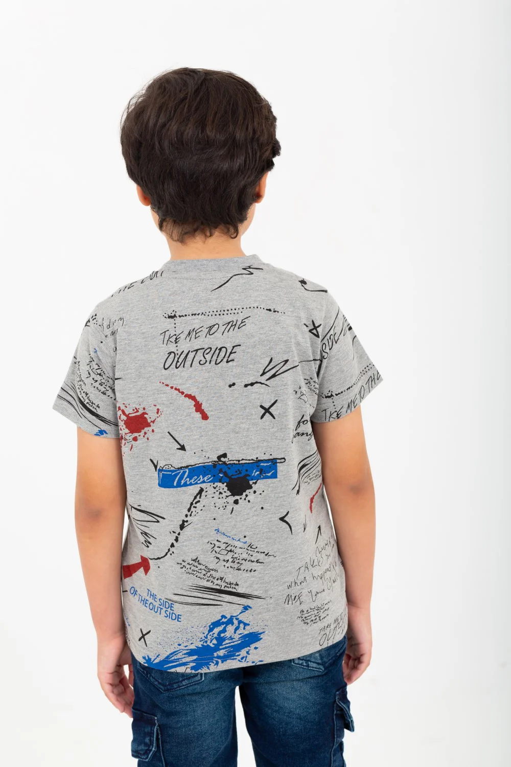 Boys Fully Printed Half Sleeves T-shirt - Image 2