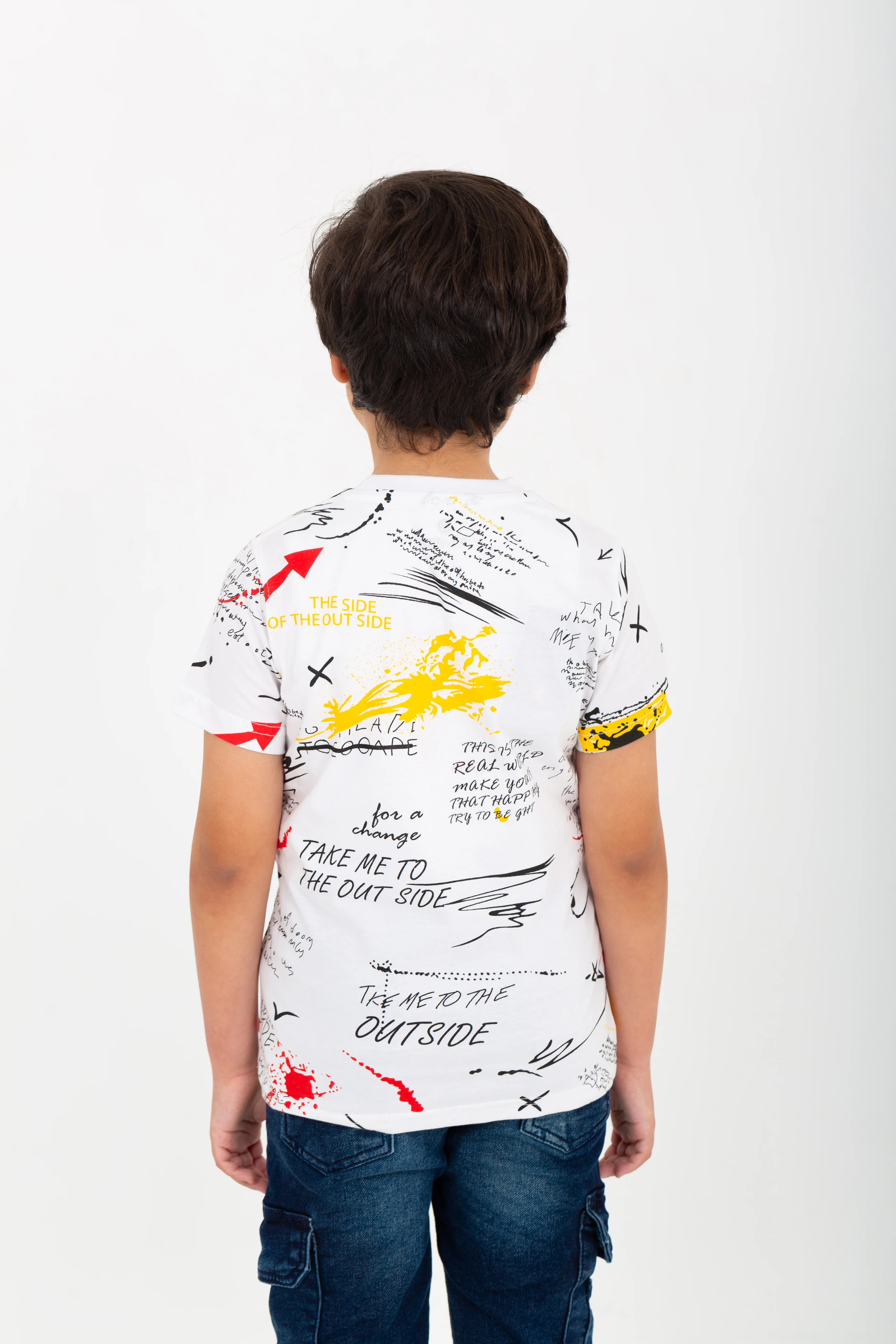 Boys Fully Printed Half Sleeves T-shirt - Image 8