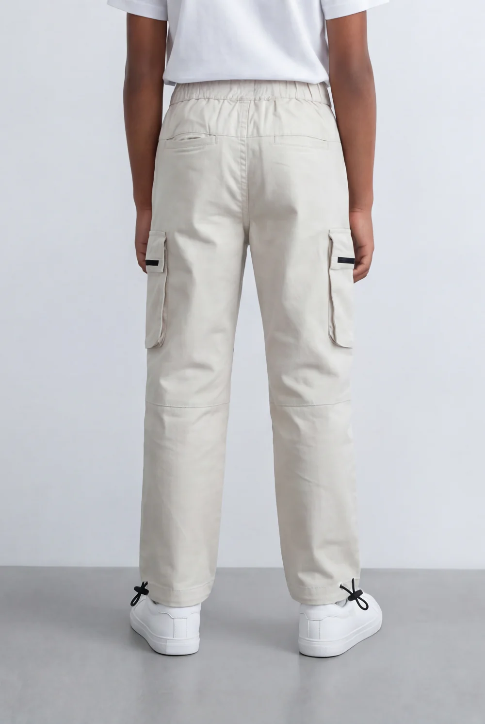 Boy's Gabardine Sherwal Pants Multi-Pocket Design & Buckle Belt Casual Everyday Wear Tomato Store - Image 10