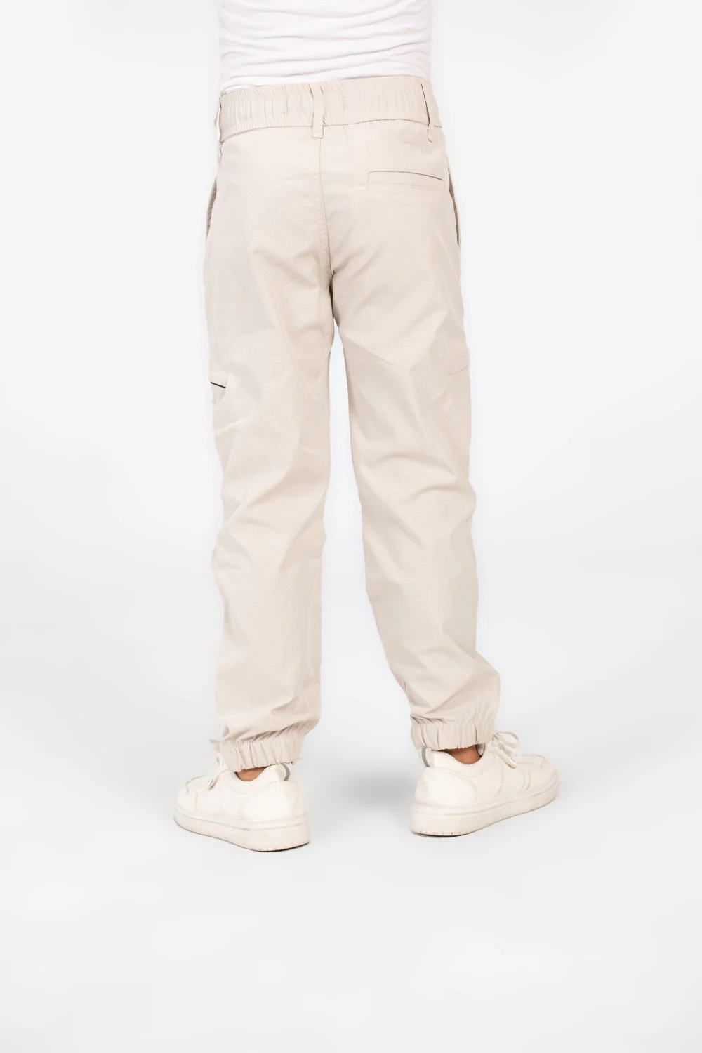 Boy's Gabardine Sherwal Pants With A Drawstring In The Middle And Pockets - Image 10