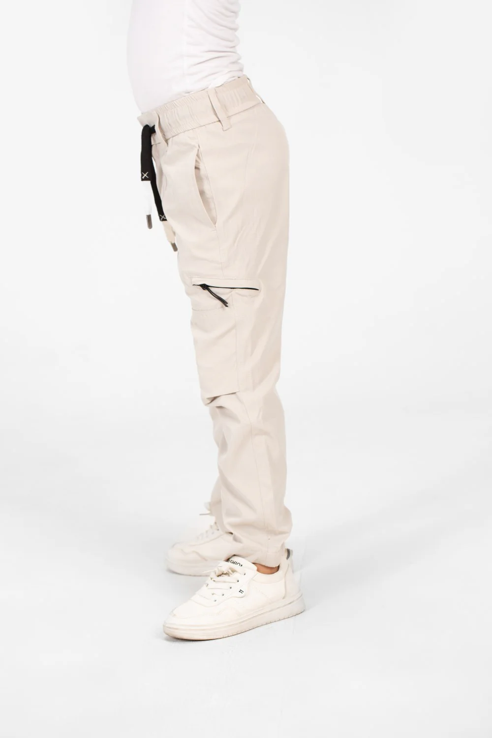 Boy's Gabardine Sherwal Pants With A Drawstring In The Middle And Pockets - Image 12