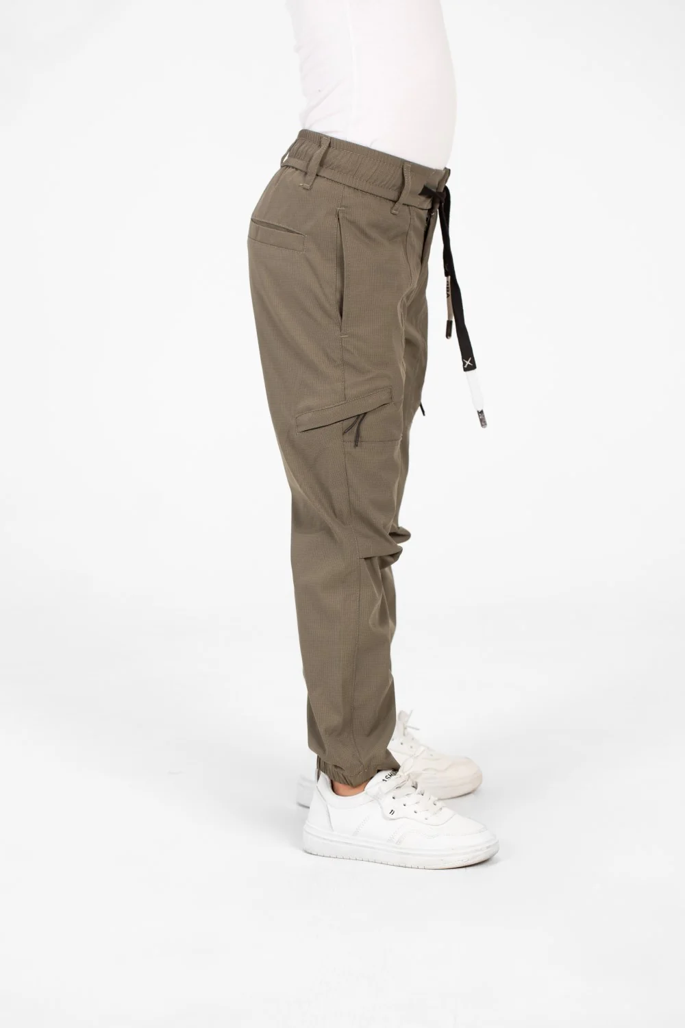 Boy's Gabardine Sherwal Pants With A Drawstring In The Middle And Pockets - Image 15
