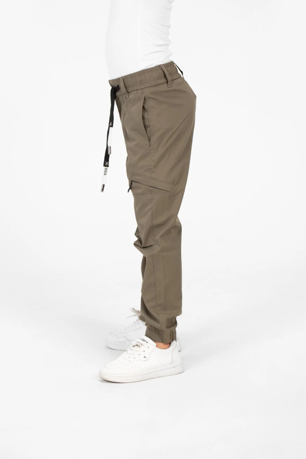 Boy's Gabardine Sherwal Pants With A Drawstring In The Middle And Pockets - Image 16