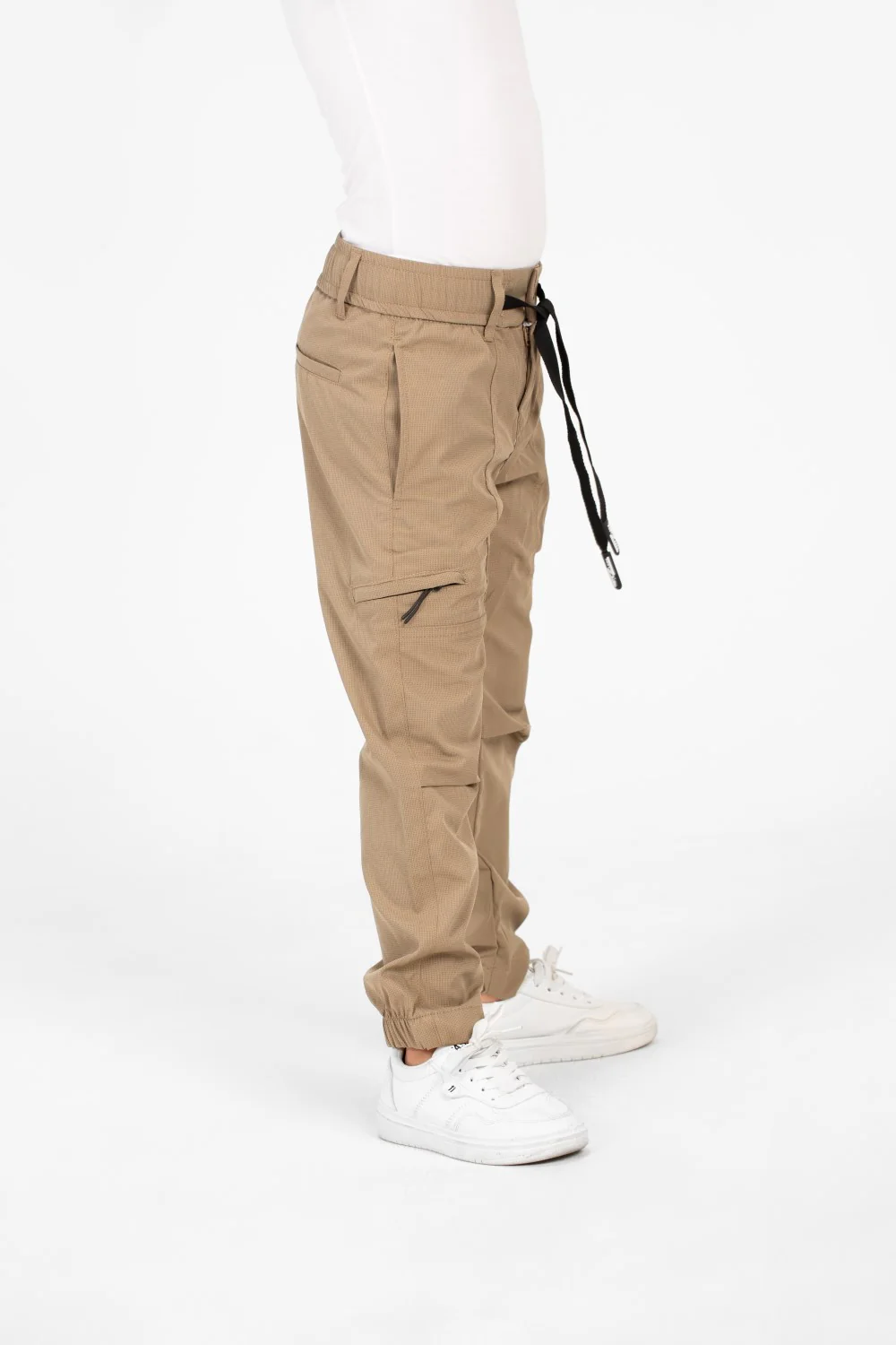 Boy's Gabardine Sherwal Pants With A Drawstring In The Middle And Pockets - Image 19
