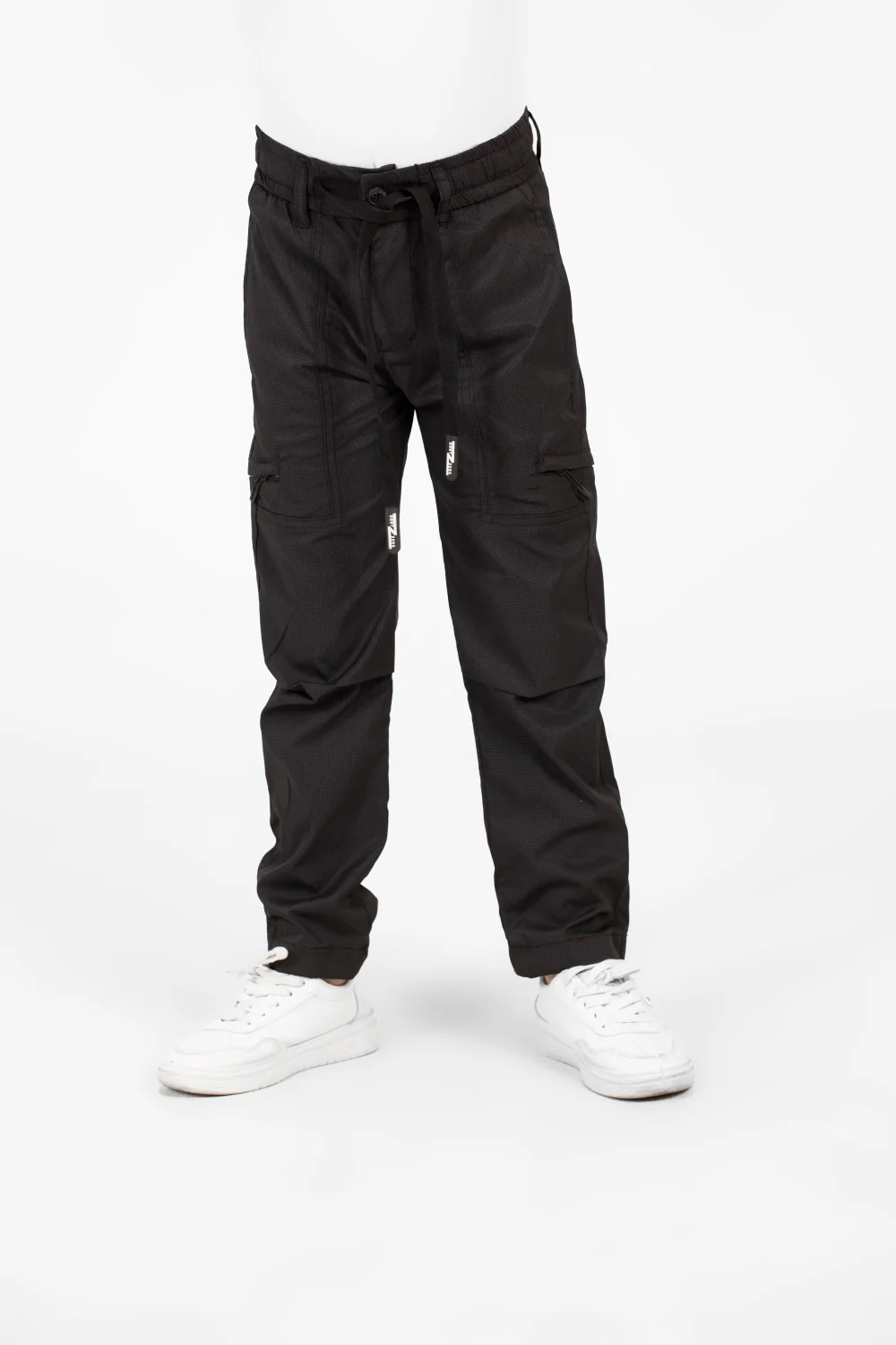 Boy's Gabardine Sherwal Pants With A Drawstring In The Middle And Pockets - Image 5