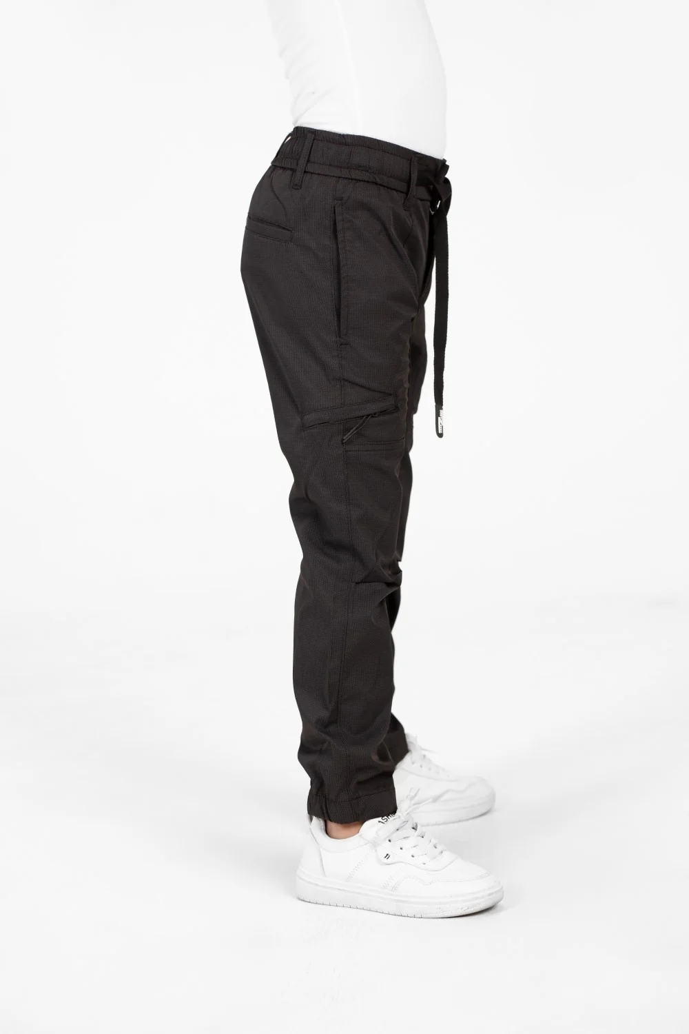 Boy's Gabardine Sherwal Pants With A Drawstring In The Middle And Pockets - Image 7