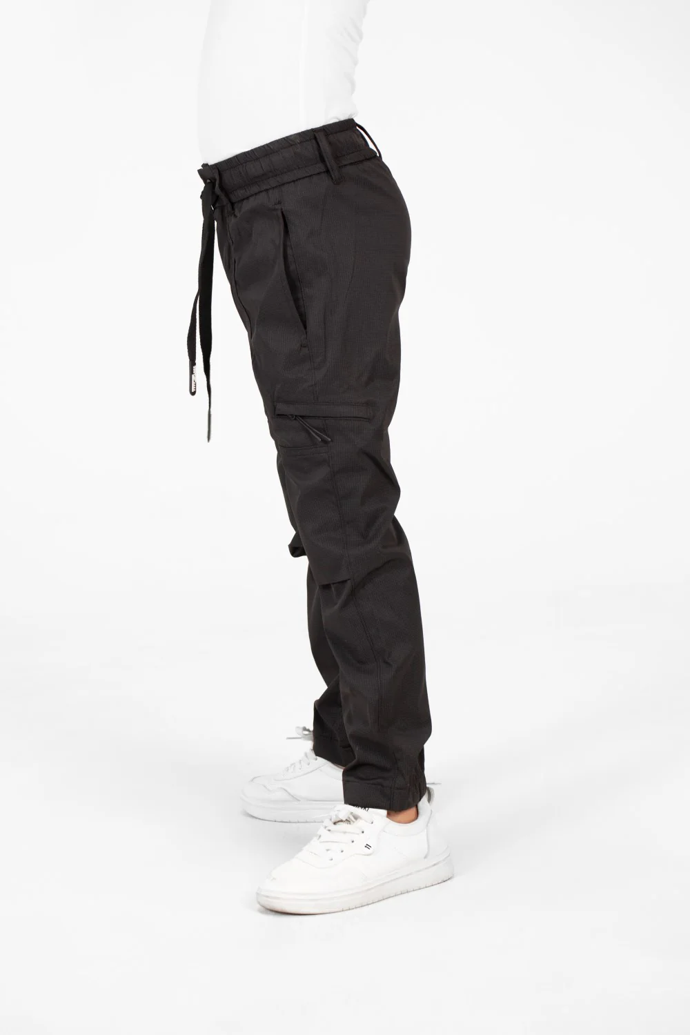 Boy's Gabardine Sherwal Pants With A Drawstring In The Middle And Pockets - Image 8