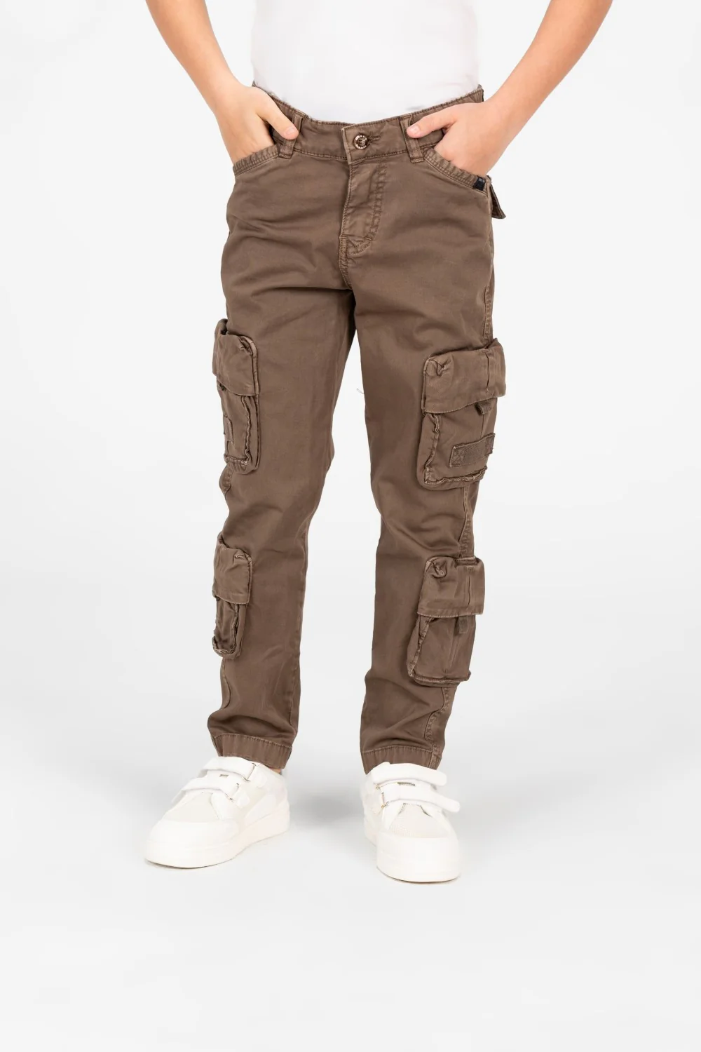 Boy's Gabardine Sherwal Pants With Distinctive Side Pockets - Image 5