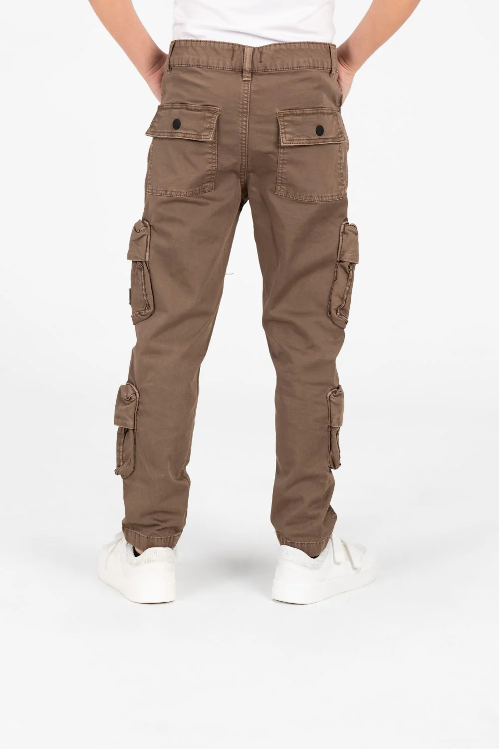 Boy's Gabardine Sherwal Pants With Distinctive Side Pockets - Image 6