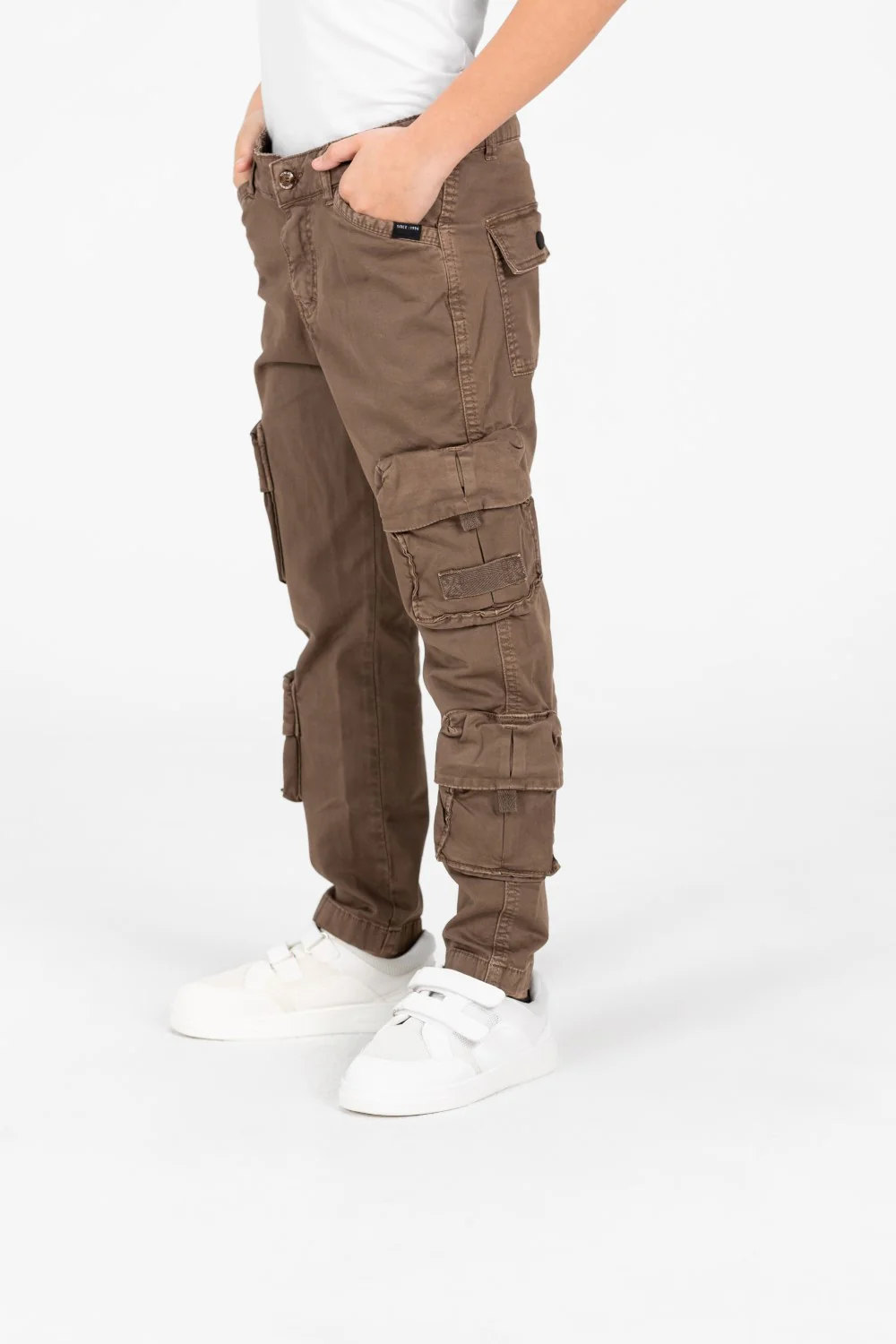 Boy's Gabardine Sherwal Pants With Distinctive Side Pockets - Image 8