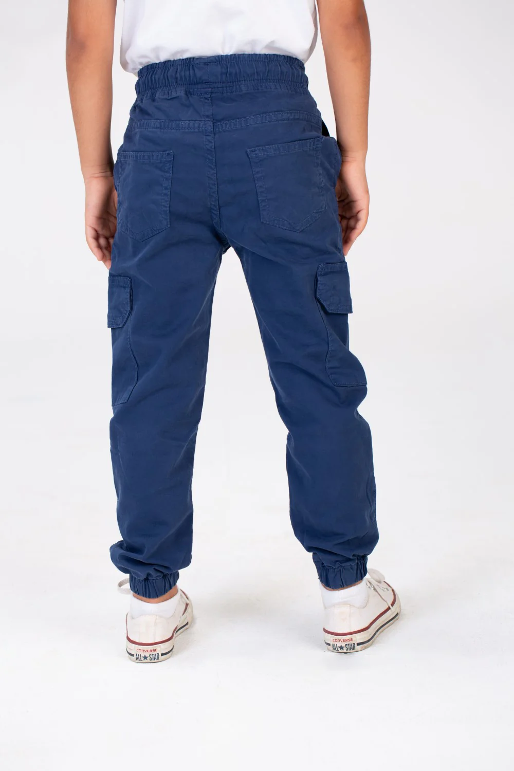 Boys Gabardine Sherwal Pants With Modern Side Pockets - Image 11