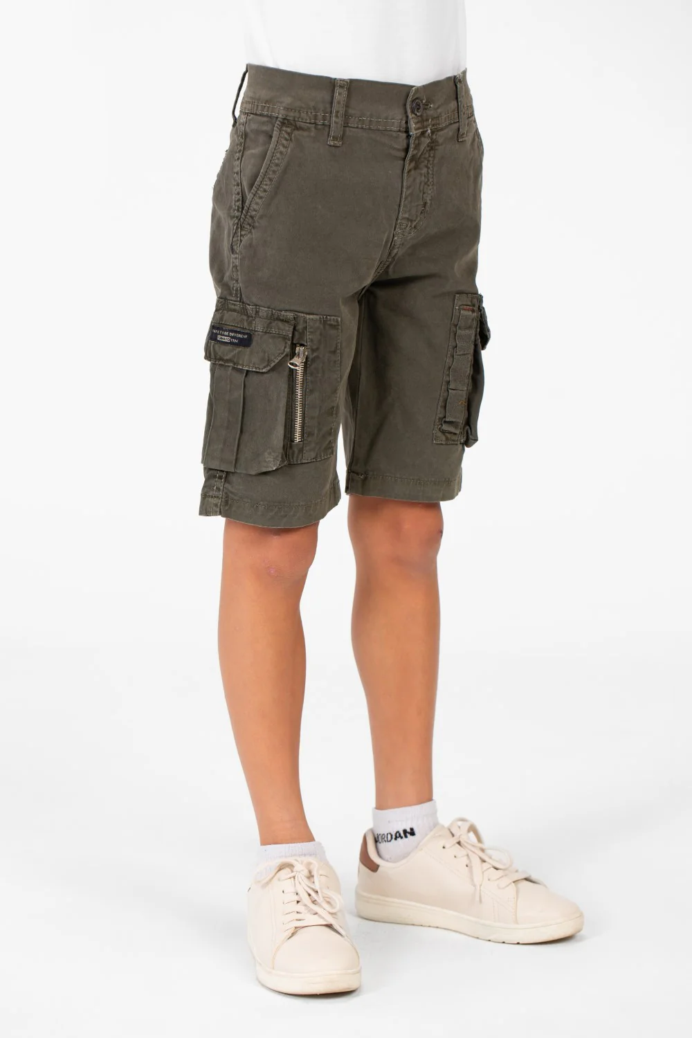 Boy's Gabardine Side Pockets Basic Details Short Made Of High Quality Material - Image 11