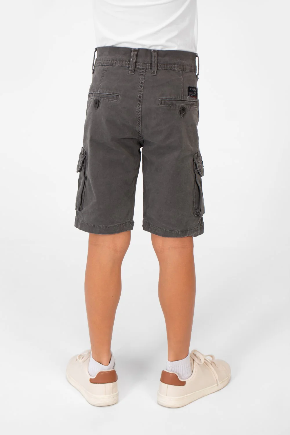 Boy's Gabardine Side Pockets Basic Details Short Made Of High Quality Material - Image 2
