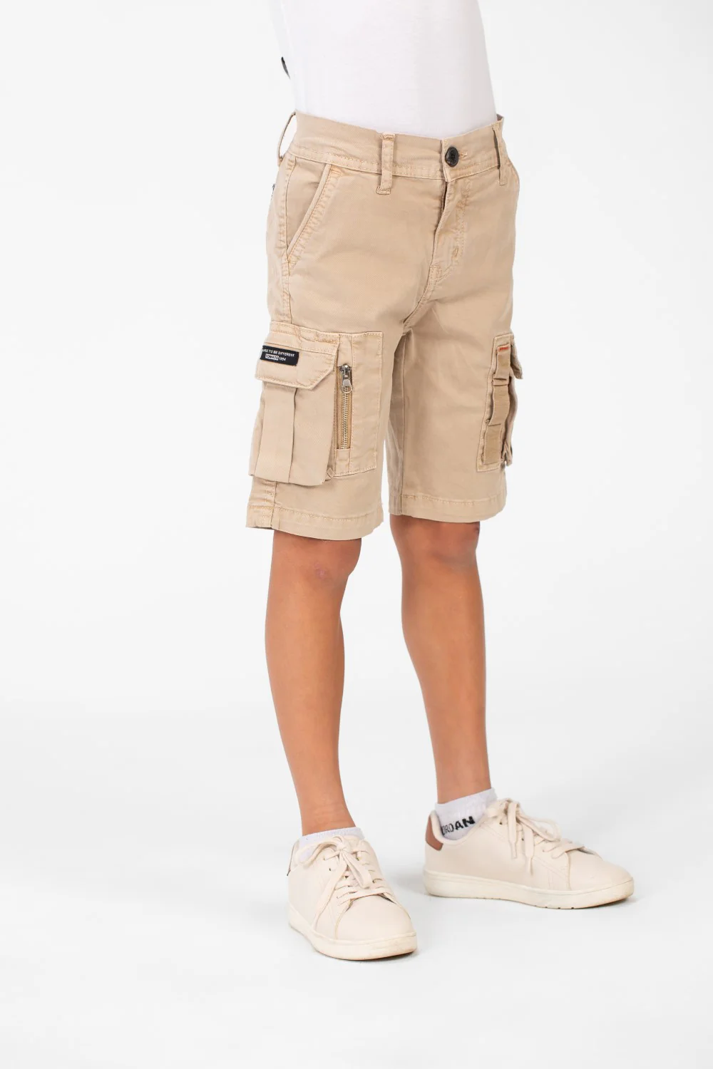 Boy's Gabardine Side Pockets Basic Details Short Made Of High Quality Material - Image 7