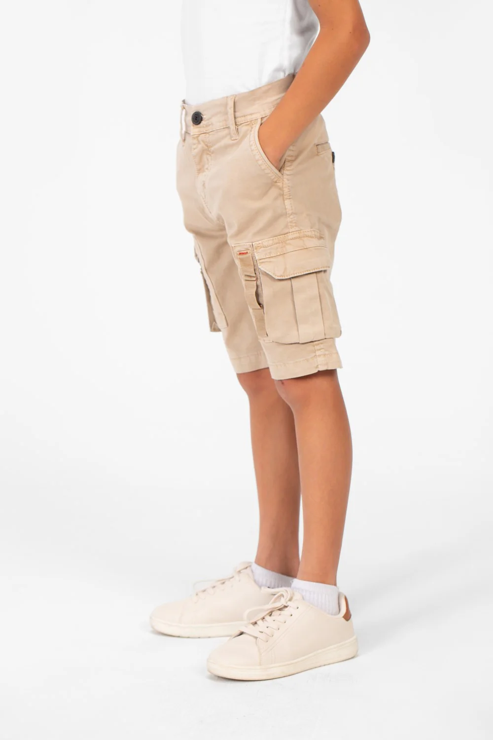 Boy's Gabardine Side Pockets Basic Details Short Made Of High Quality Material - Image 8