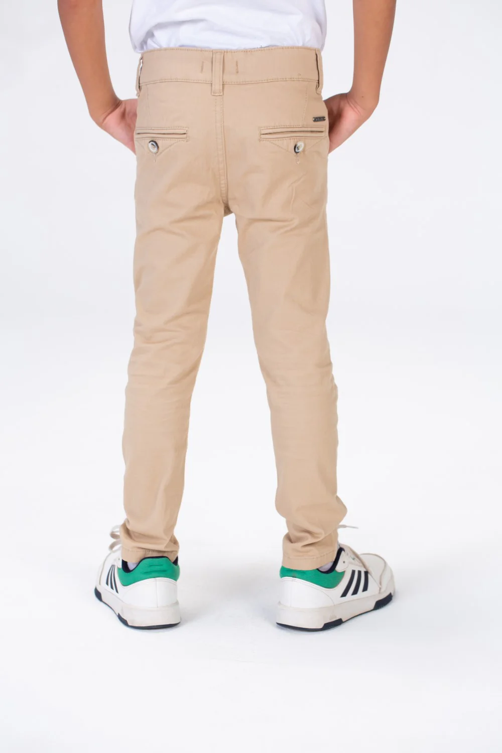 Boys Gabardine Trousers Pants With A Modern Fit And Basic Colours - Image 10