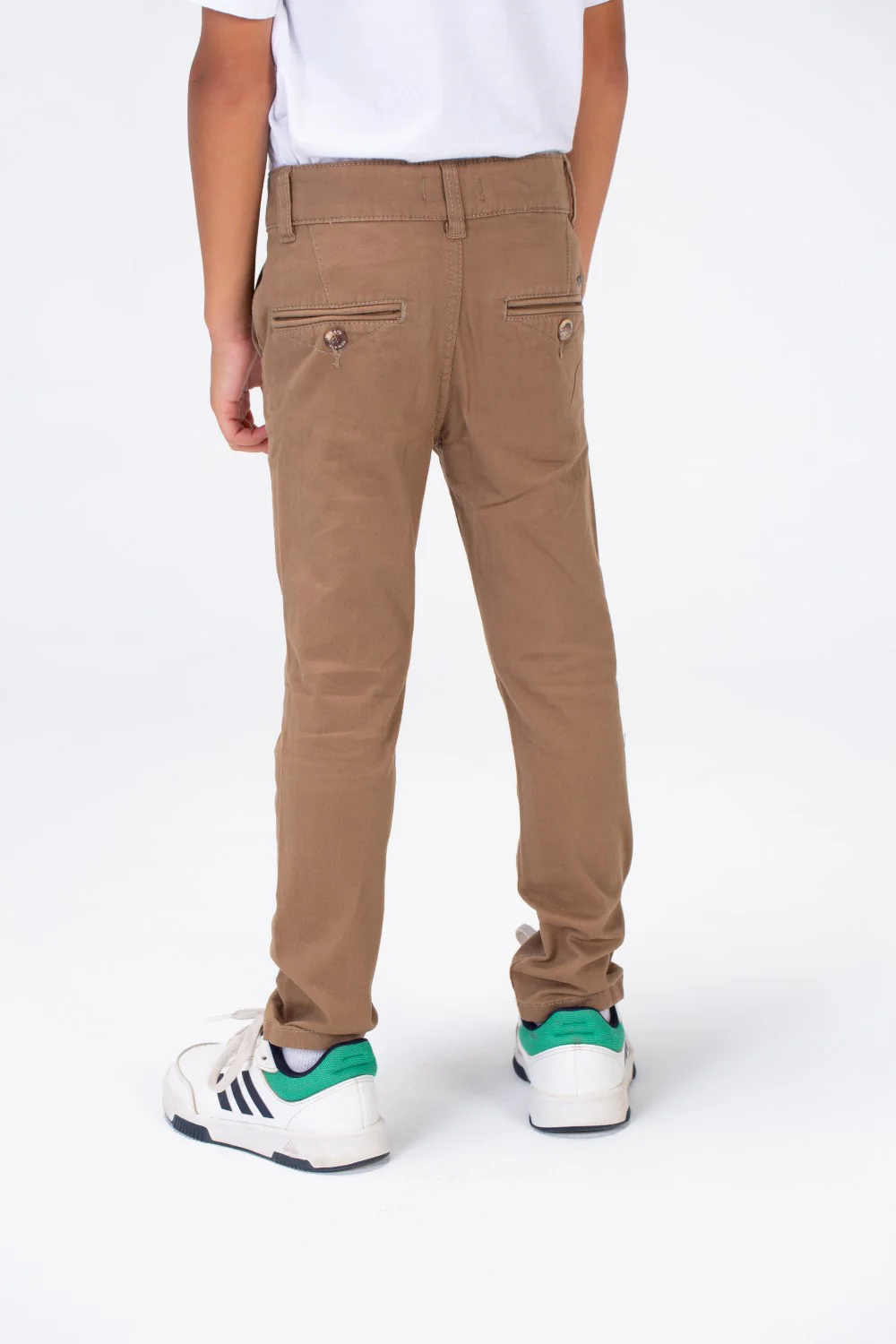 Boys Gabardine Trousers Pants With A Modern Fit And Basic Colours - Image 12
