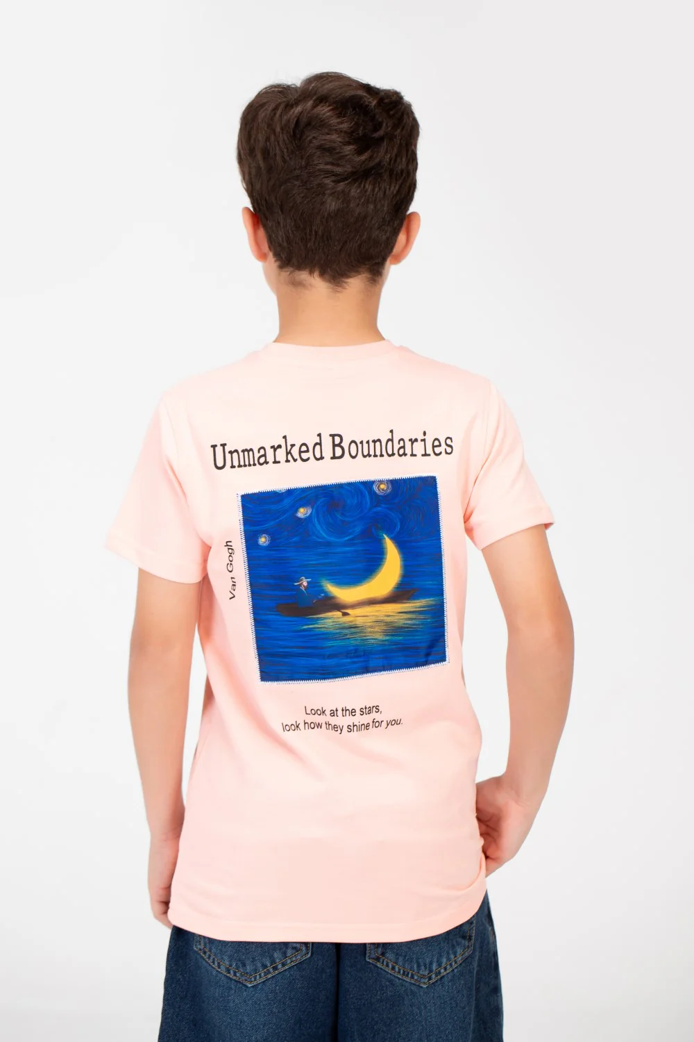 Boy's Graphic Print Crew Neck T-Shirt - Image 14
