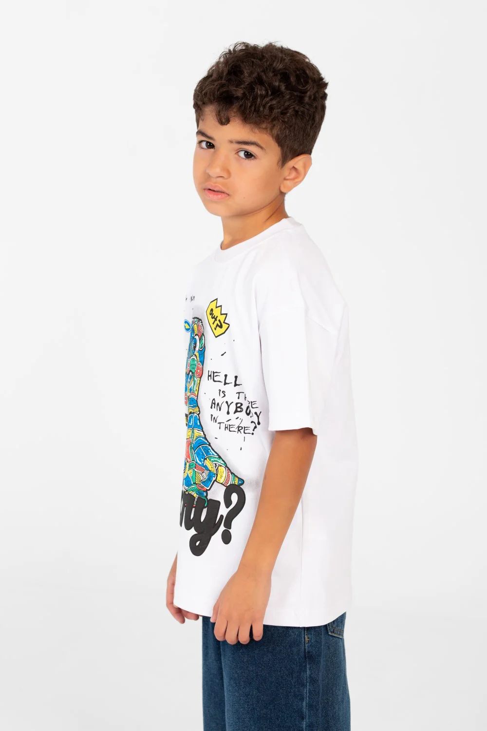 Boy's Graphic Print Half Sleeve Comfortable T-Shirt - Image 11