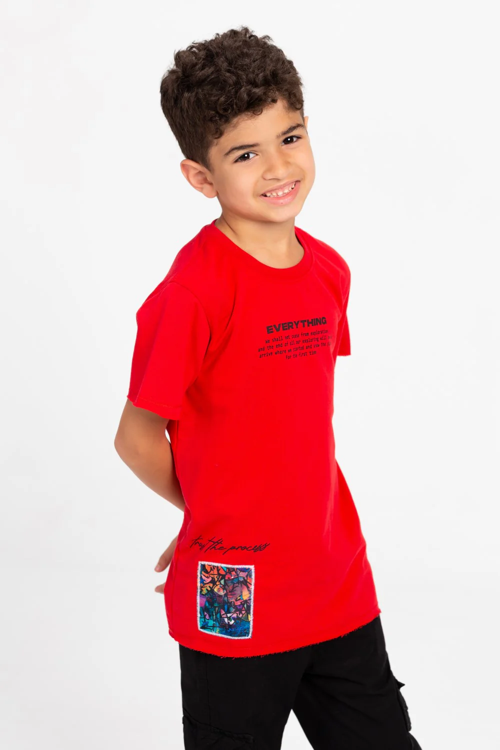 Boy's Graphic Print Short Sleeve T-Shirt - Image 11