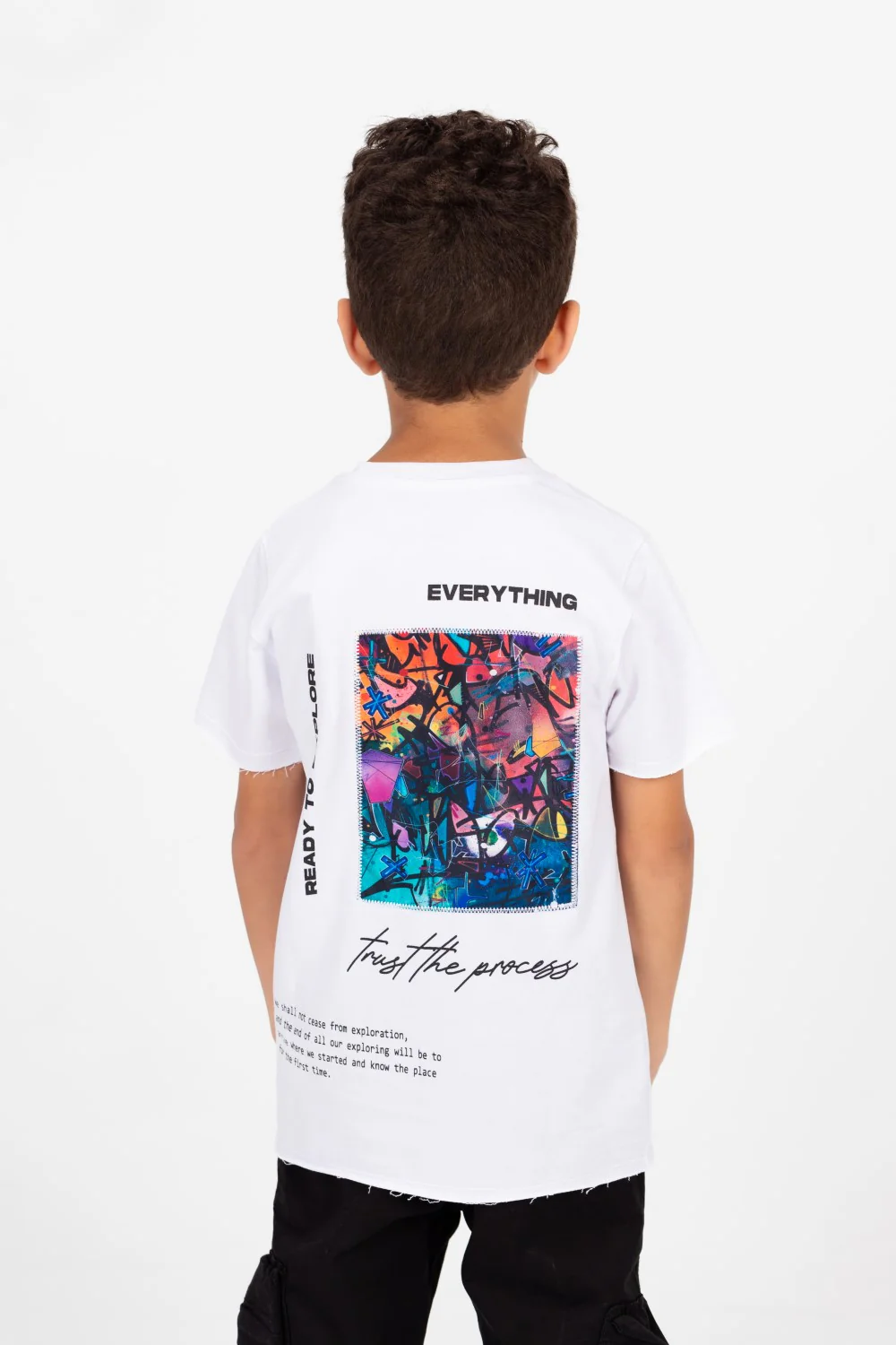 Boy's Graphic Print Short Sleeve T-Shirt - Image 14