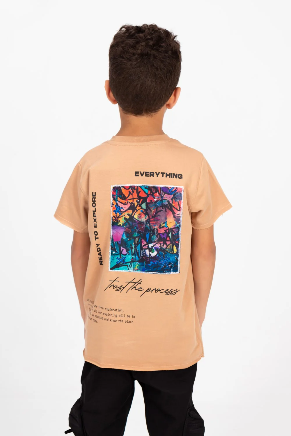 Boy's Graphic Print Short Sleeve T-Shirt - Image 2
