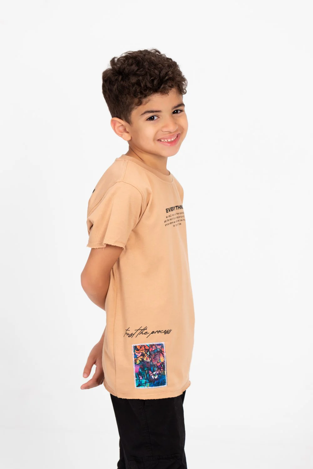 Boy's Graphic Print Short Sleeve T-Shirt - Image 3